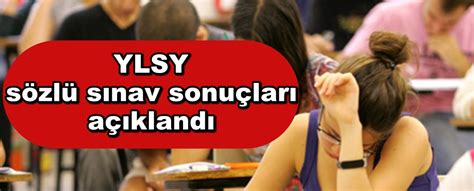 YLSY Sözlü Sınav Sonuçları Açıklandı EĞİTİM Afyon Türkeli Gazetesi Afyon Haberleri